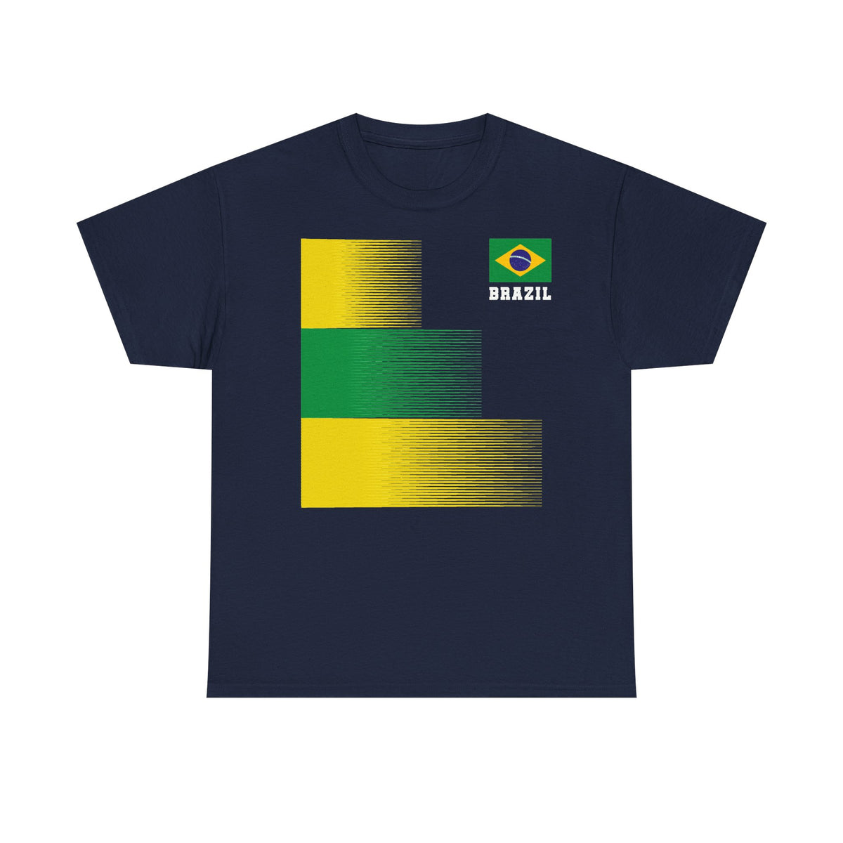 Brazil Brasilien Wappen Flagge Sport Fan Fußball Geschenkidee - Unisex T-Shirt