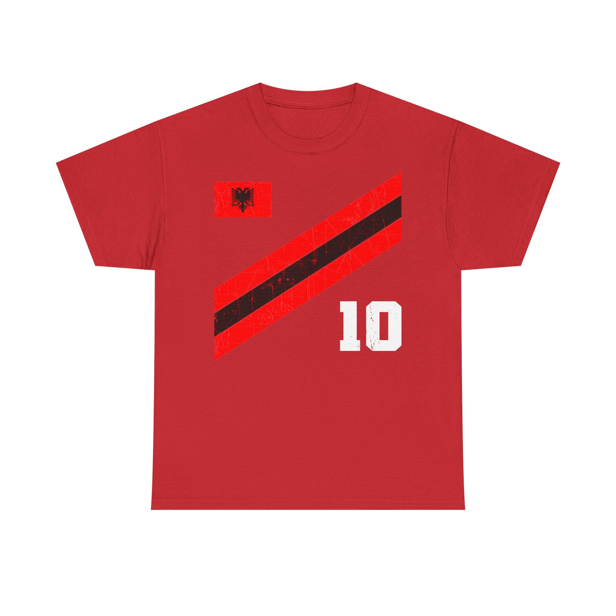 Camiseta unisex de Albania, escudo albanés, bandera, águila, fútbol, aficionado, deporte