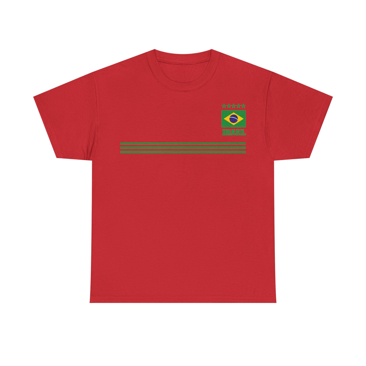 Brazil Brasilien Wappen Flagge Sport Fan Fußball Geschenkidee - Unisex T-Shirt