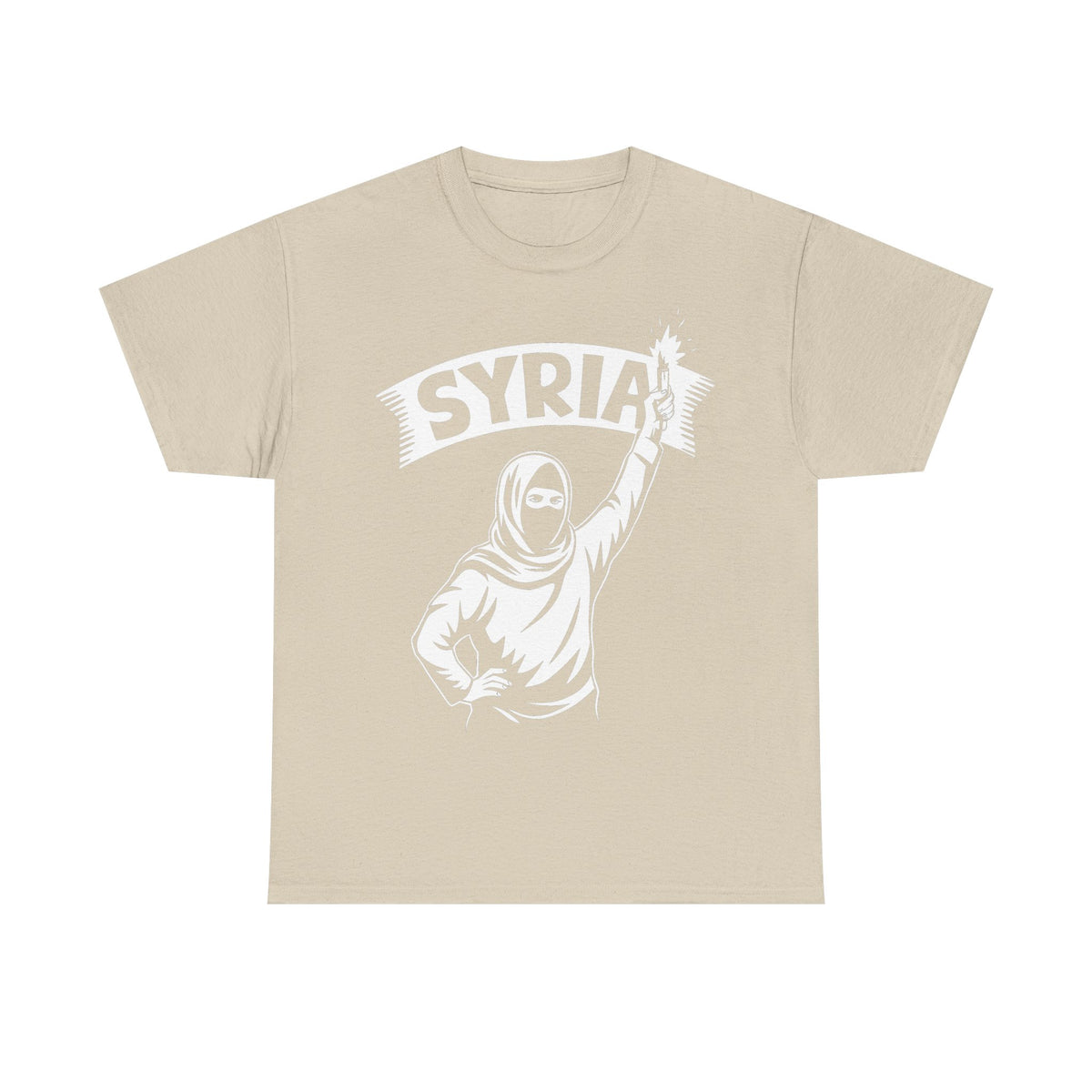 Syria Syrien Hooligan Wappen Flagge Heimat Sport Fußball Fan Geschenkidee - Unisex T-Shirt