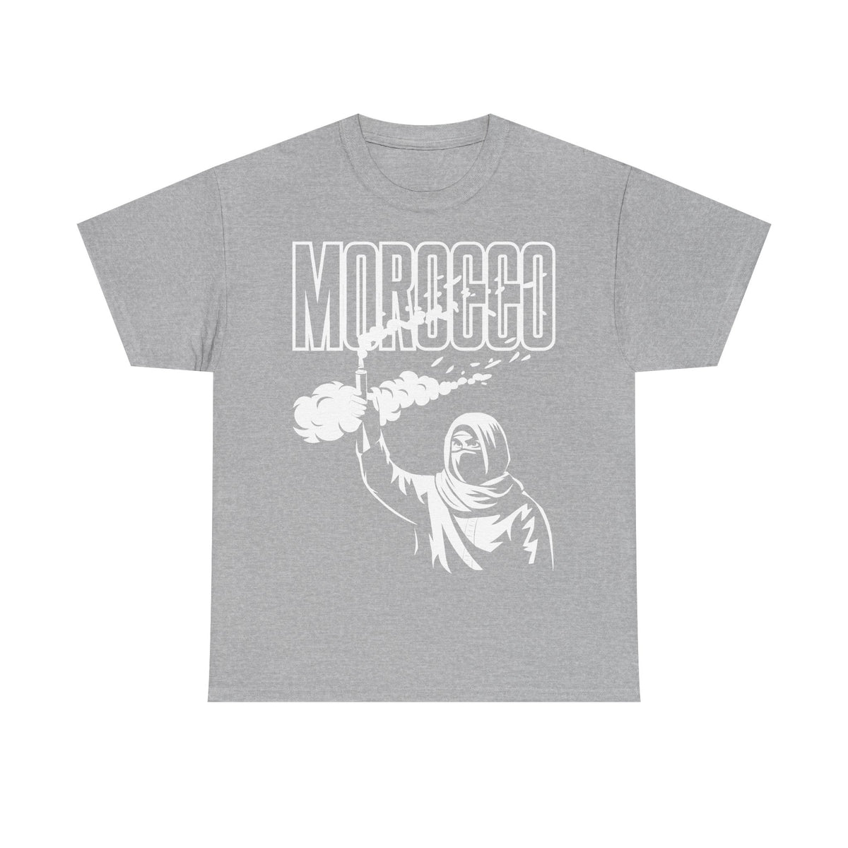 Escudo de hooligan de Marruecos Bandera de Marruecos Fútbol Aficionado Deporte Idea de regalo - Camiseta unisex