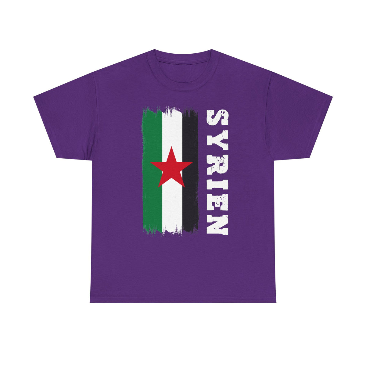 Syria Syrien Wappen Flagge Heimat Sport Fan Geschenkidee - Unisex T-Shirt