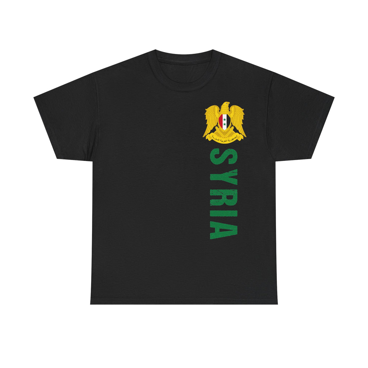 Syria Syrien Wappen Flagge Heimat Sport Fan Geschenkidee - Unisex T-Shirt