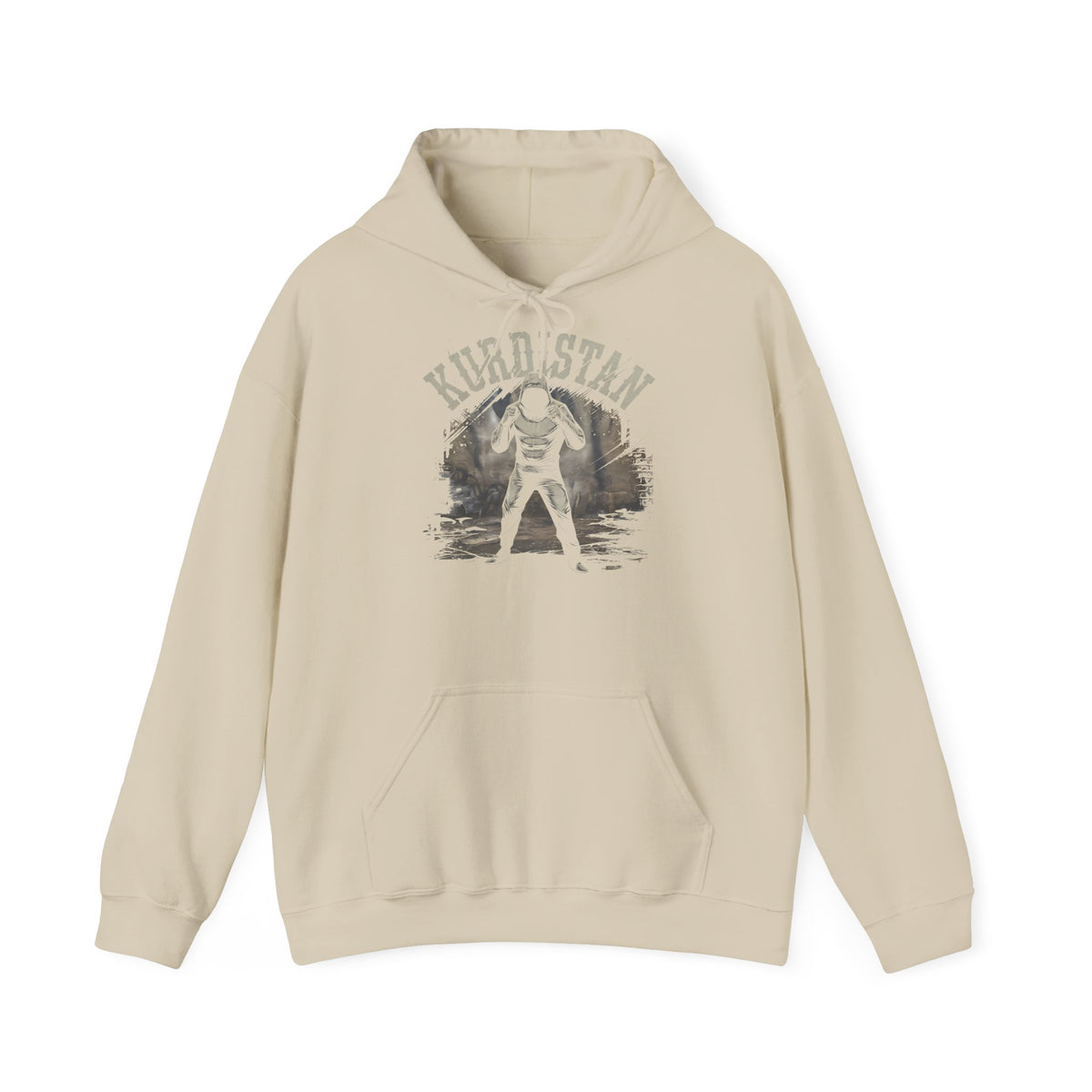Kurdistan hooligan patria orgoglio stemma bandiera sport calcio tifoso regalo - Felpa con cappuccio unisex