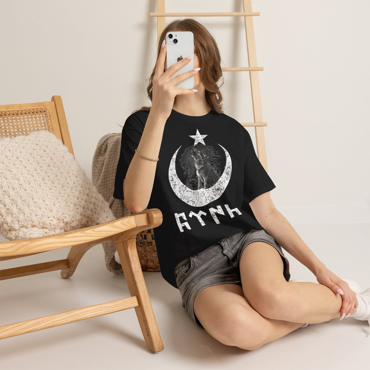 Göktürk Legend Türkiye Stolz Bozkurt Wolf Mitternacht Geschenkidee - Unisex T-Shirt