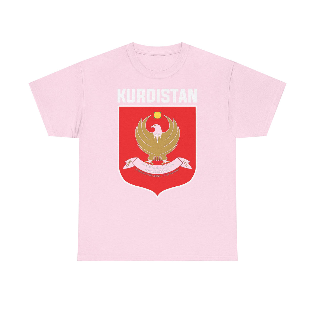 Kurdistán Azadi Escudo Bandera Patria Newroz Regalo - Camiseta unisex