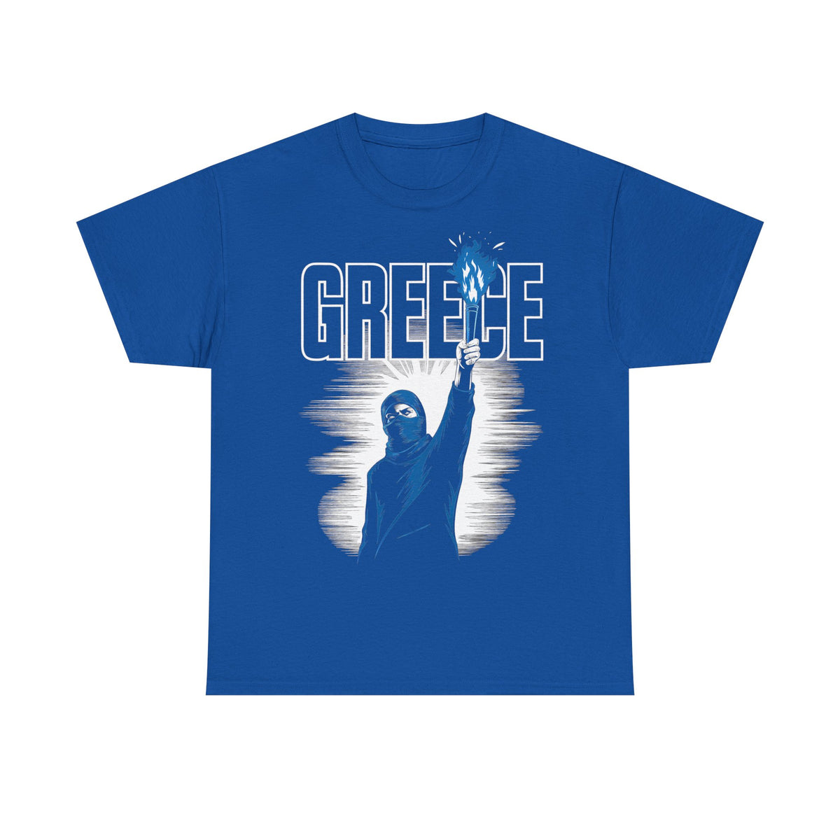 Grecia Grecia hooligan bandera escudo patria fútbol deporte aficionado idea de regalo - camiseta unisex