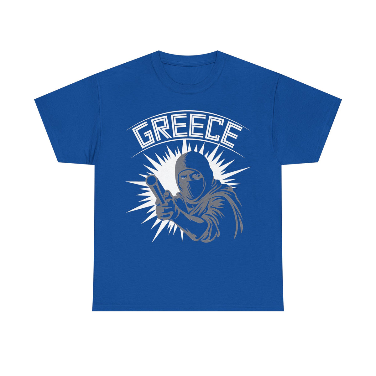 Grecia Grecia hooligan bandera escudo patria fútbol deporte aficionado idea de regalo - camiseta unisex