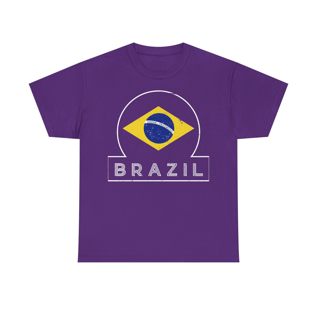 Brazil Brasilien Wappen Flagge Sport Fan Fußball Geschenkidee - Unisex T-Shirt