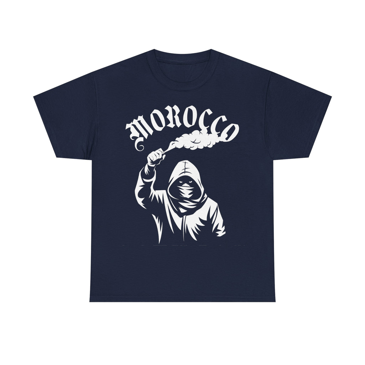 Escudo de hooligan de Marruecos Bandera de Marruecos Fútbol Aficionado Deporte Idea de regalo - Camiseta unisex