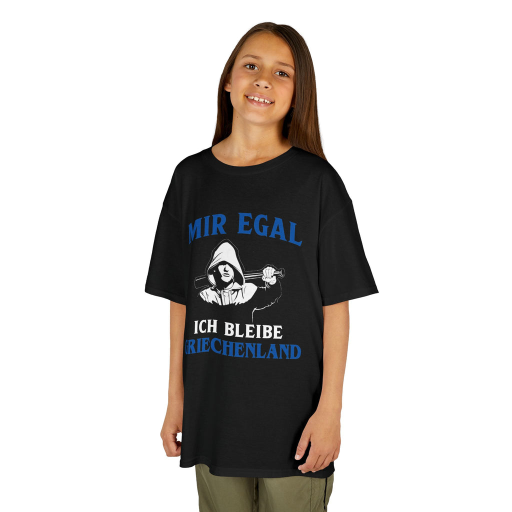 Greece Griechenland Flagge Wappen Heimat Fußball Sport Fan Geschenkidee - Für Kinder & Jugendliche Unisex T-Shirt