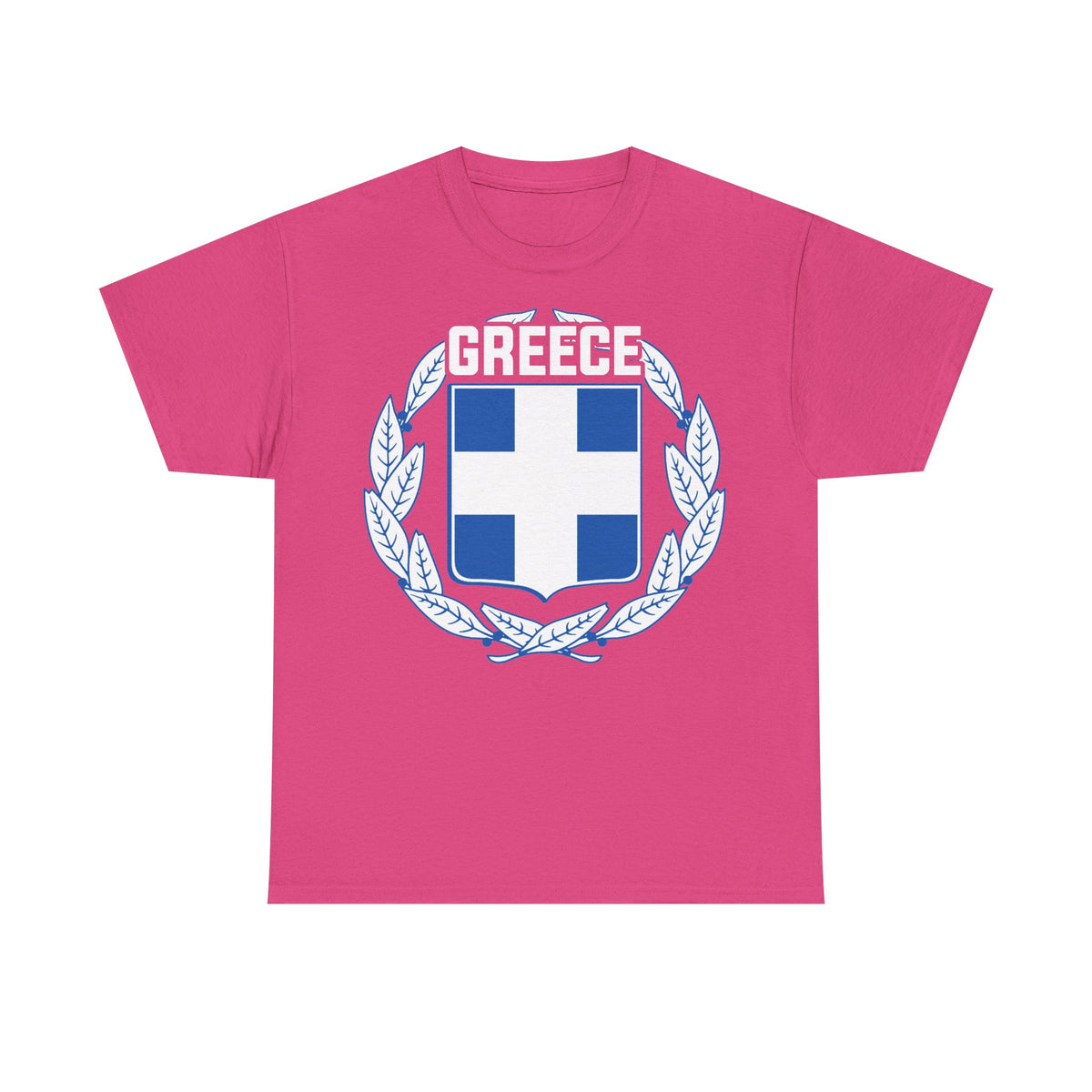 Greece Griechenland Flagge Wappen Heimat Fußball Sport Fan Geschenkidee - Unisex T-Shirt