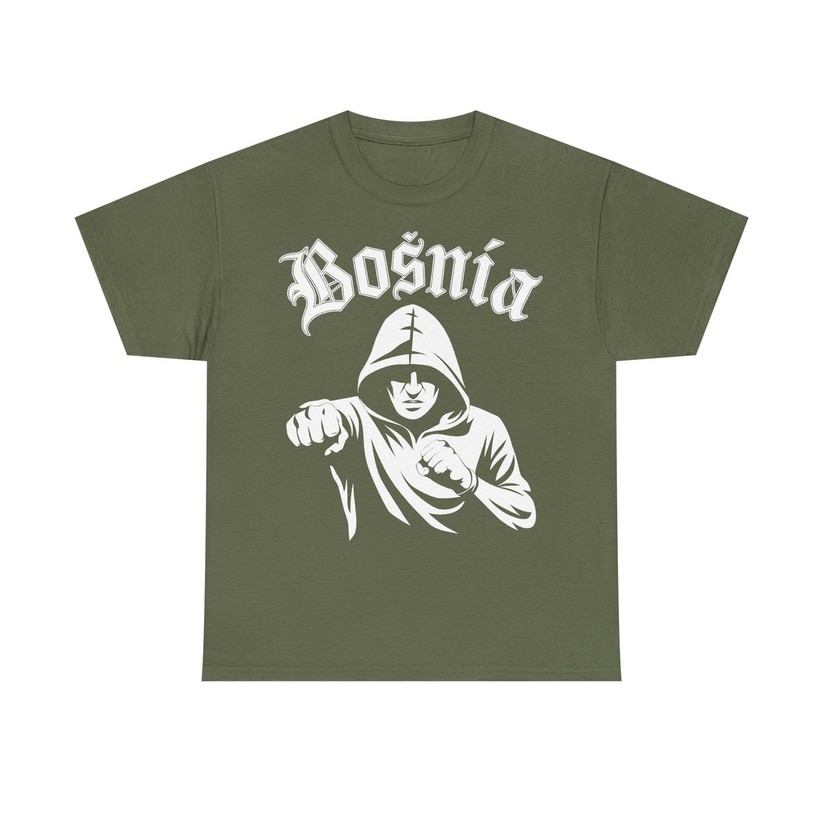 Bosnia escudo bandera orgullo patria aficionado al fútbol idea de regalo - Camiseta unisex