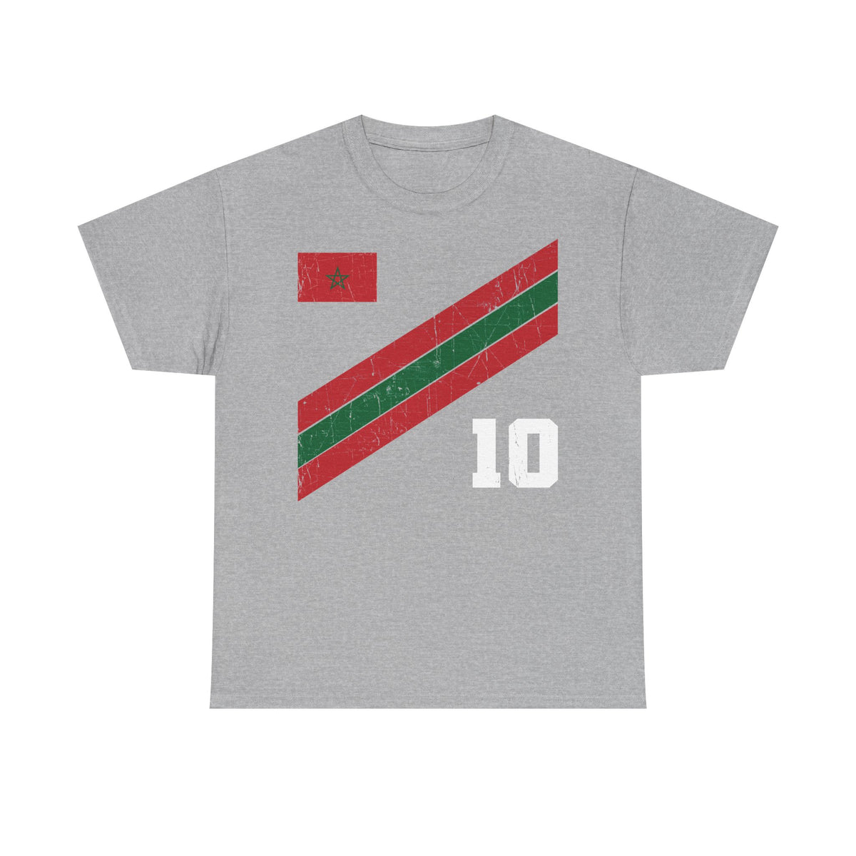 Marruecos Escudo Morocco Bandera Orgullo Fútbol Fan Deporte FIdea de regalo - Camiseta unisex