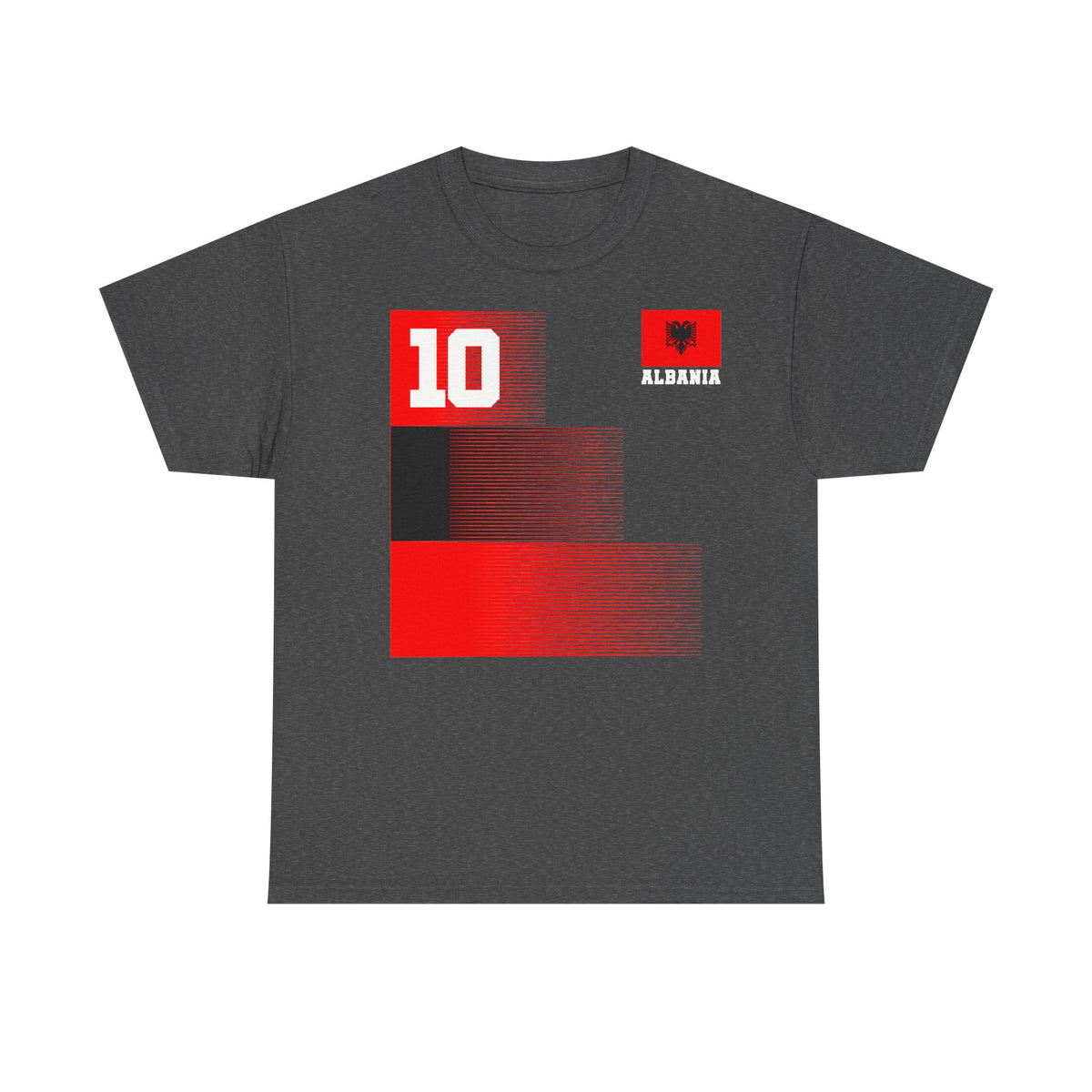 Albania Wappen Shqiptar Flagge Adler Fußball Fan Sport Unisex T Shirt