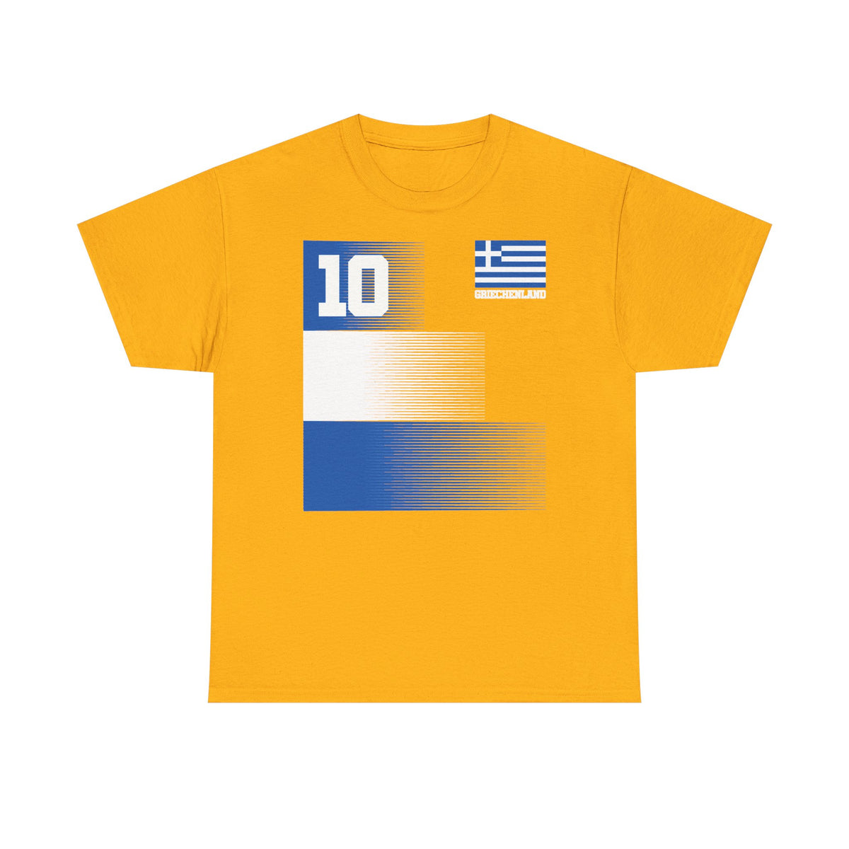 Grecia Grecia Bandera Escudo Patria Fútbol Deporte Aficionado Idea de regalo - Camiseta unisex