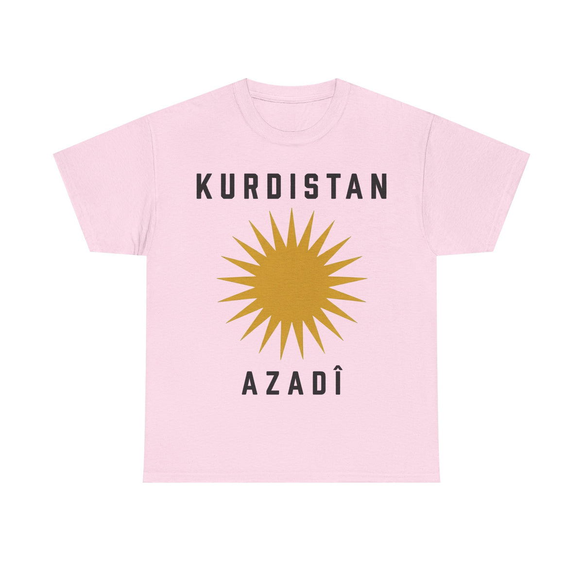 Kurdistán Azadi Sol Libertad Bandera Patria Idea de regalo - Camiseta unisex