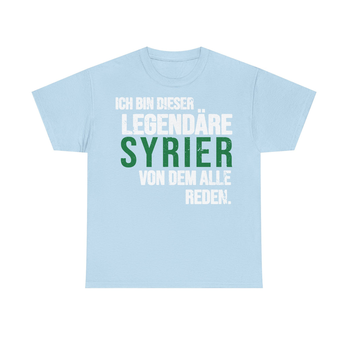 Syria Syrien Wappen Flagge Heimat Sport Fan Geschenkidee - Unisex T-Shirt
