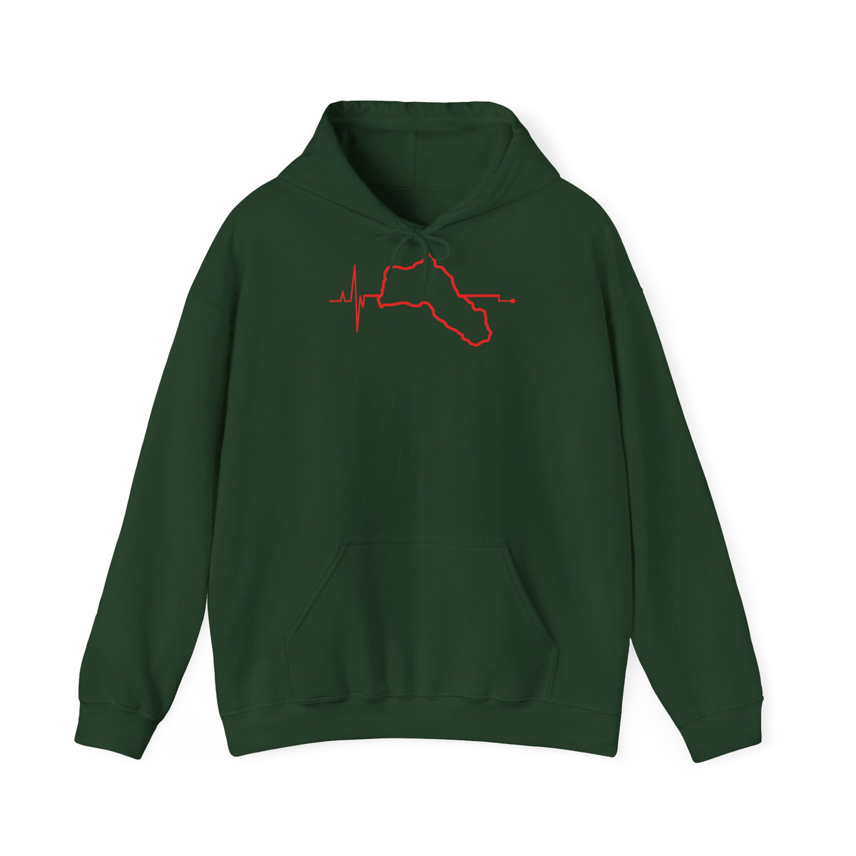 Kurdistan patria orgoglio stemma bandiera sport calcio regalo per tifosi - felpa con cappuccio unisex