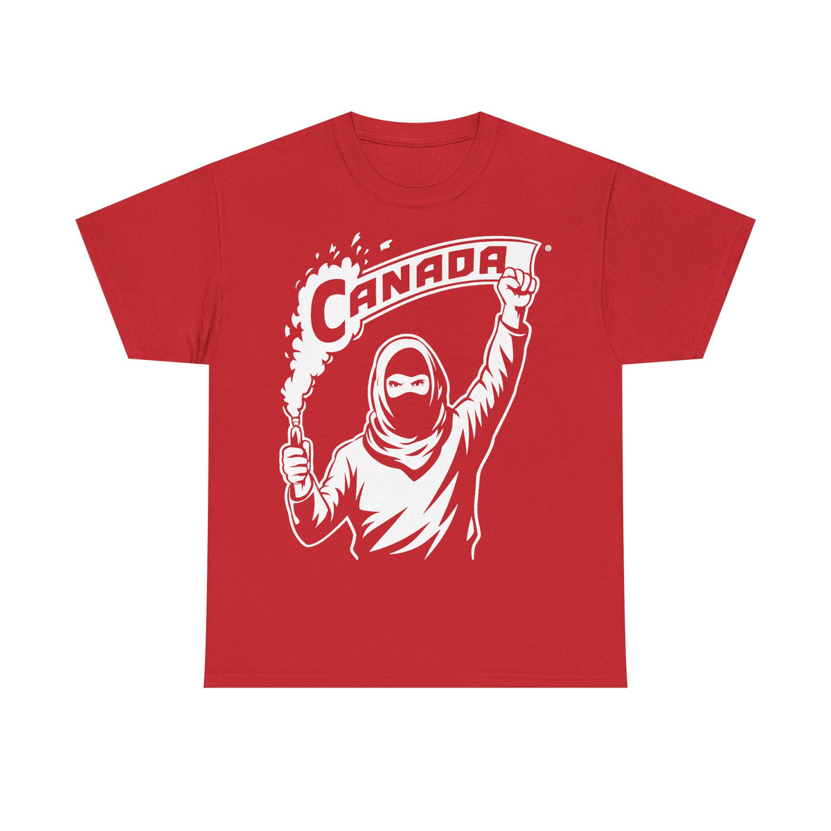 Canada Kanada Hooligan Wappen Flagge Fan Sport Fußball Geschenkidee - Unisey T-Shirt