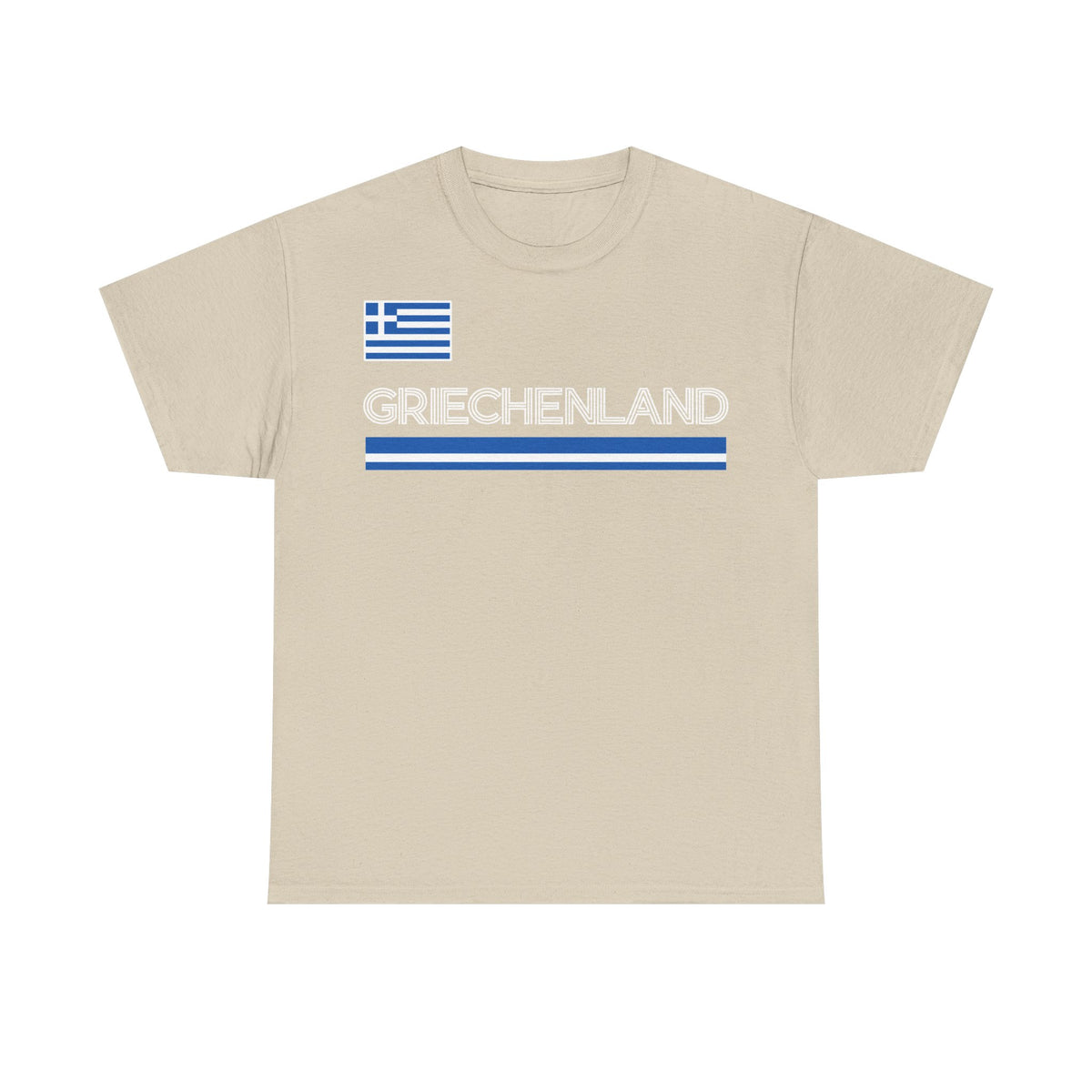 Grecia Grecia Bandera Escudo Patria Fútbol Deporte Aficionado Idea de regalo - Camiseta unisex
