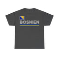Bosnia Wappen Flagge Stolz Heimat Fußball fan Geschenkidee - Unisex T-Shirt
