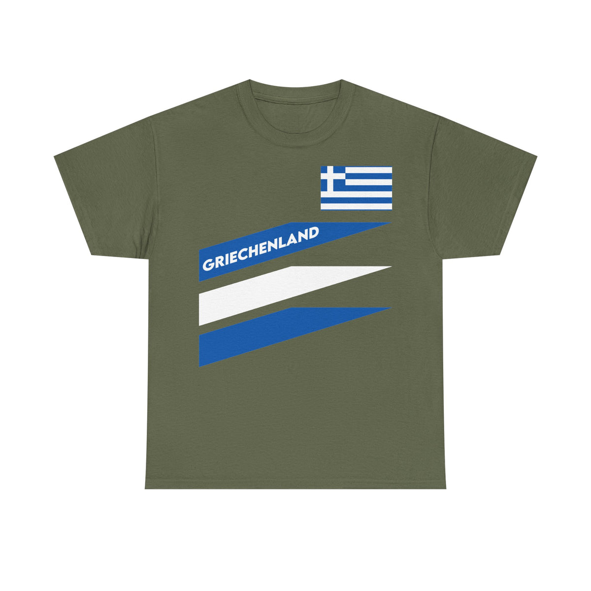 Grecia Grecia Bandera Escudo Patria Fútbol Deporte Aficionado Idea de regalo - Camiseta unisex