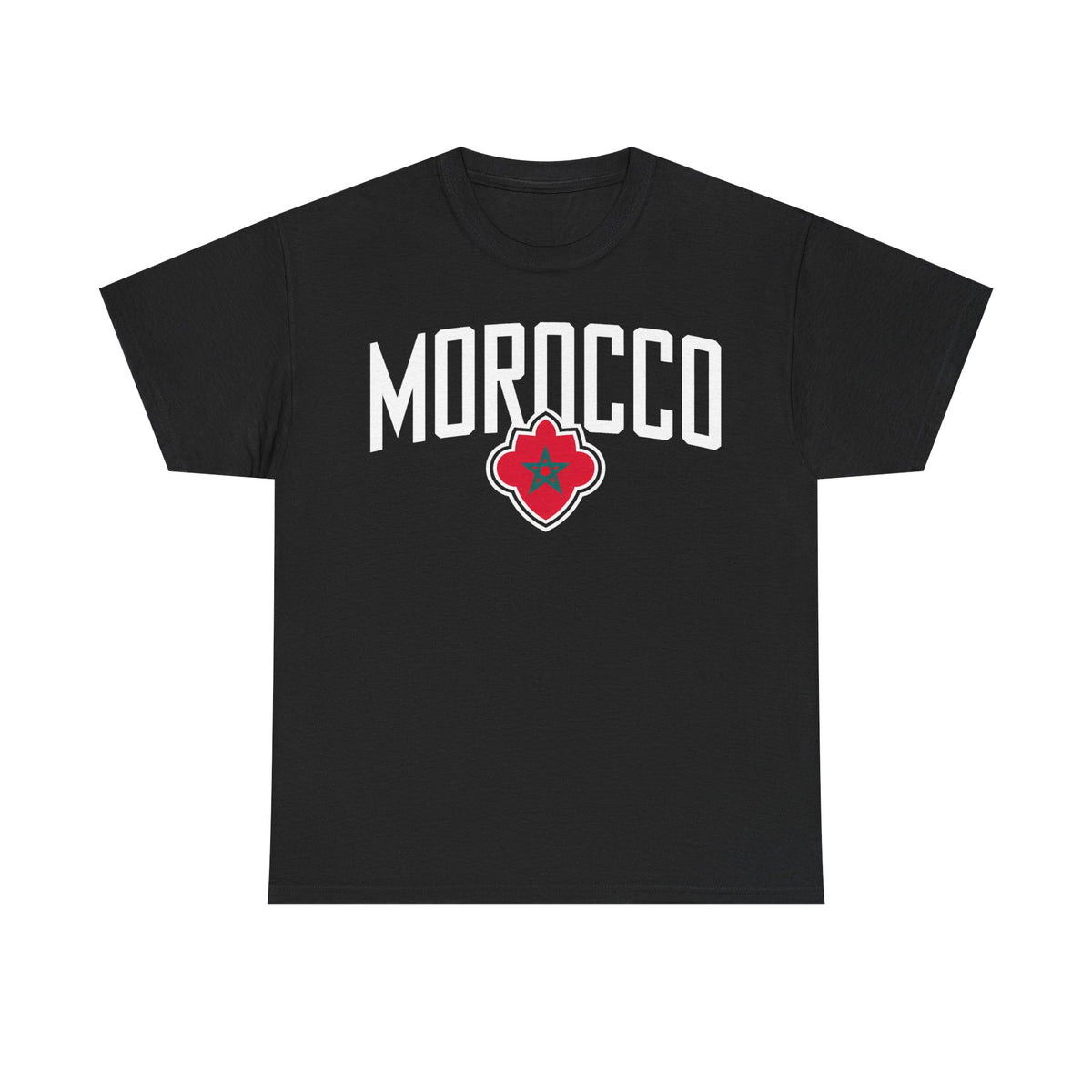 Escudo de hooligan de Marruecos Bandera de Marruecos Fútbol Aficionado Deporte Idea de regalo - Camiseta unisex