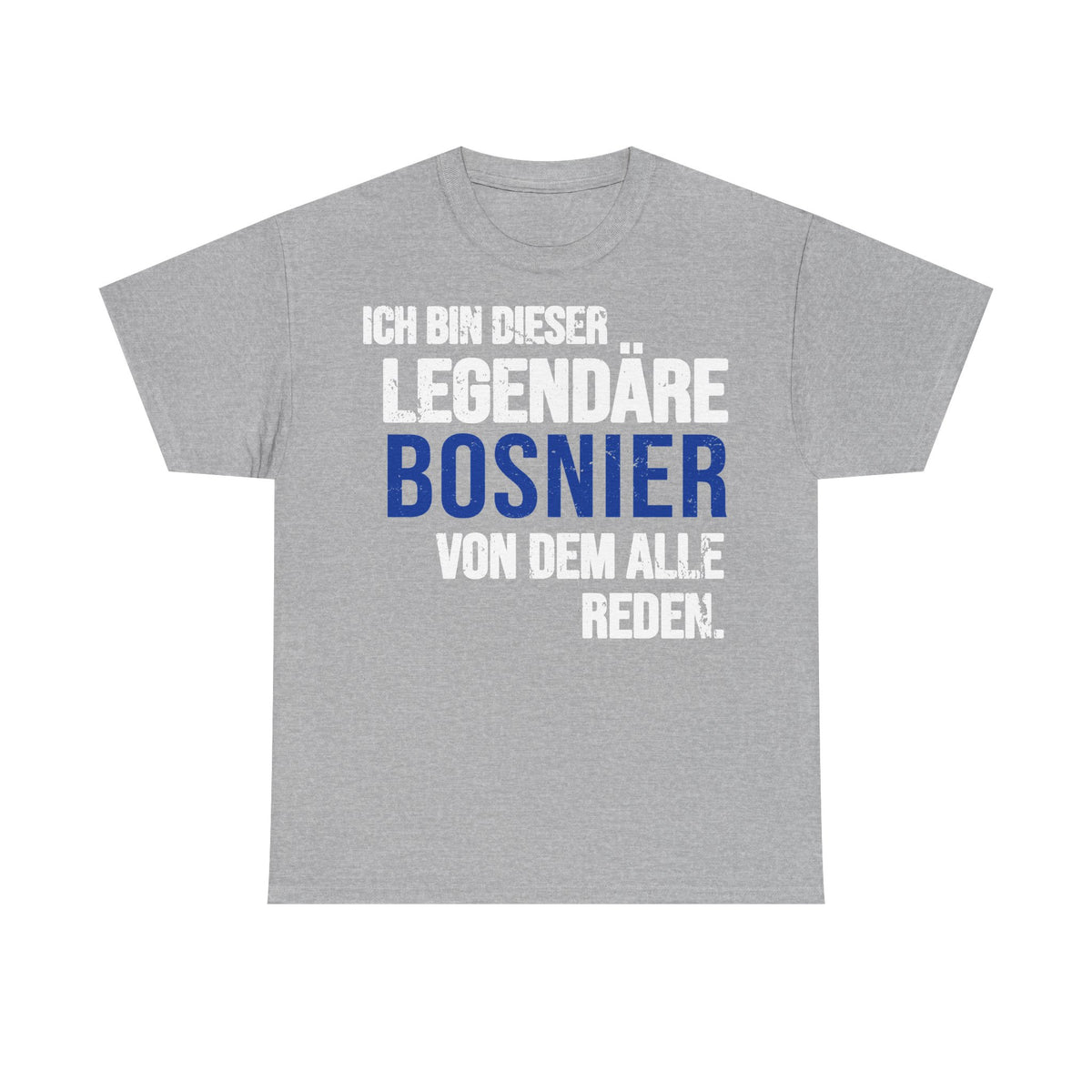 Bosnia Wappen Flagge Stolz Heimat Fußball fan Geschenkidee - Unisex T-Shirt