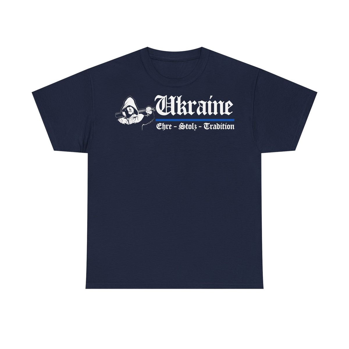 Bandera de Ucrania escudo idea de regalo afición al deporte moda vintage - Camiseta unisex
