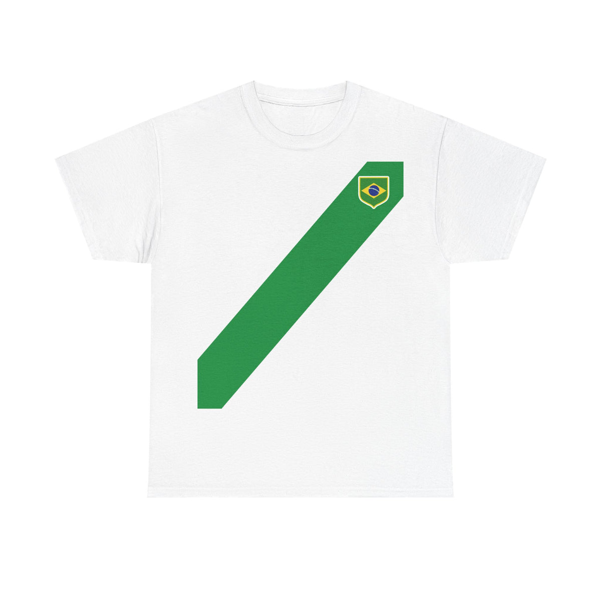 Brazil Brasilien Wappen Flagge Sport Fan Fußball Geschenkidee - Unisex T-Shirt