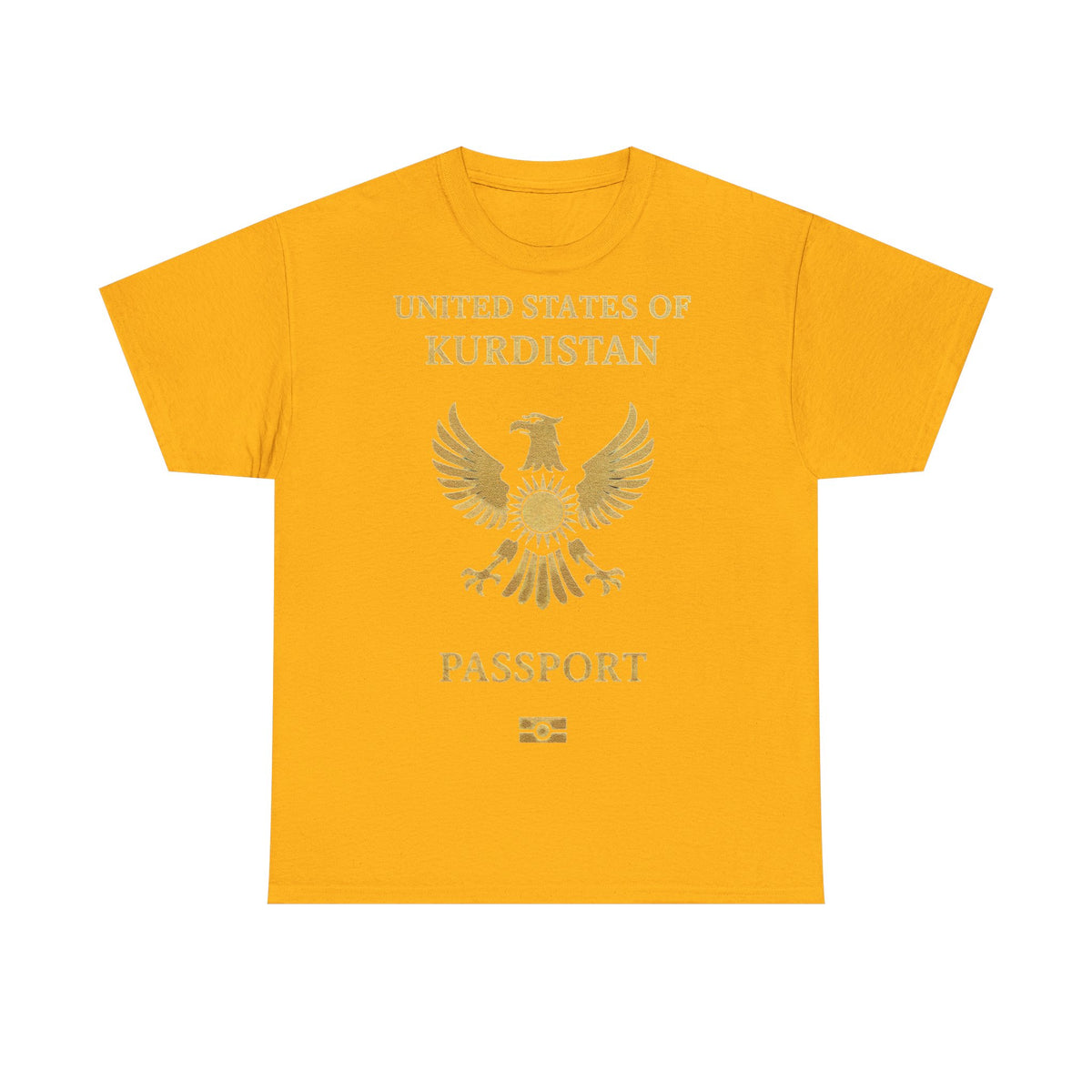 United States Of Kurdistan Passport Adler Identität - Unisex T-Shirt