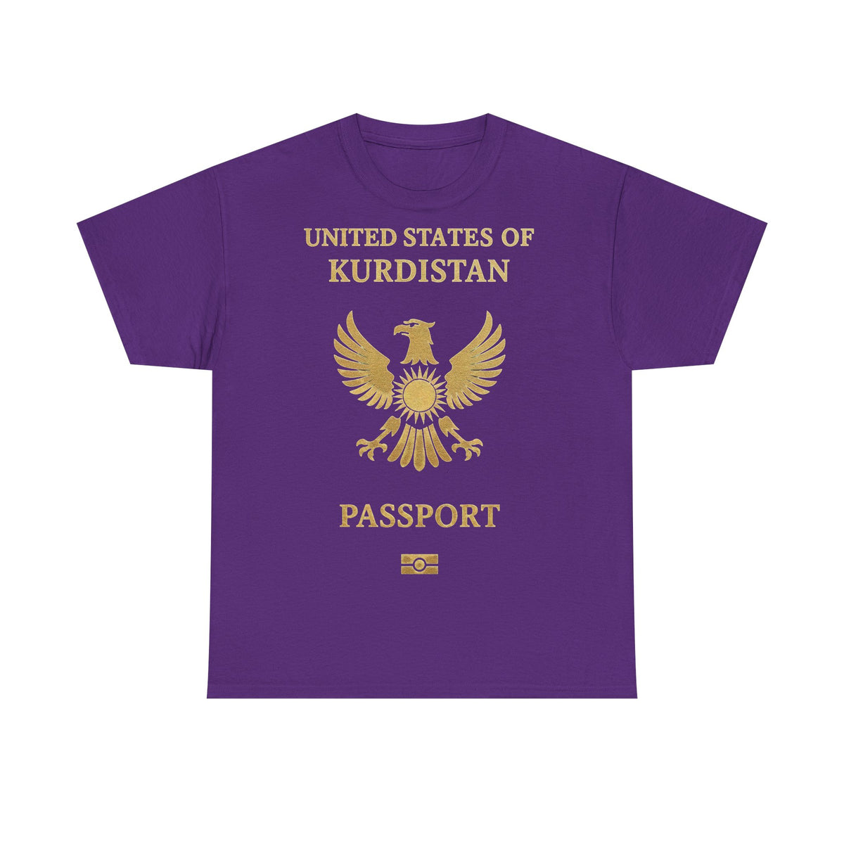 United States Of Kurdistan Passport Adler Identität - Unisex T-Shirt