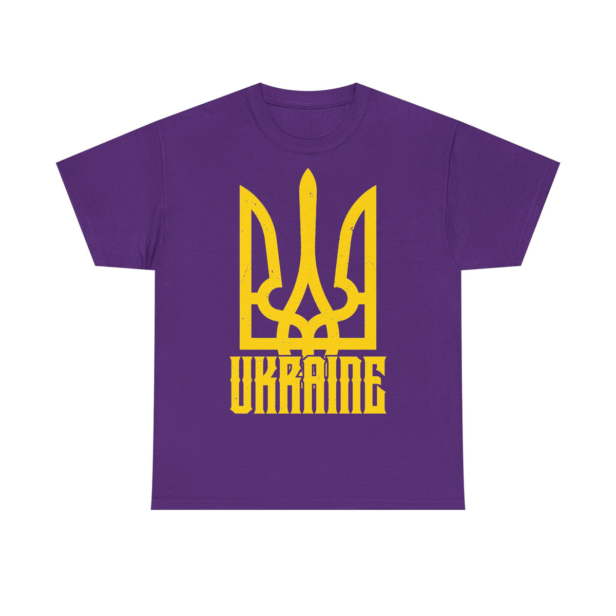 Bandiera e stemma dell'Ucraina Idea regalo Sport Tifoso Moda Vintage - T-shirt unisex