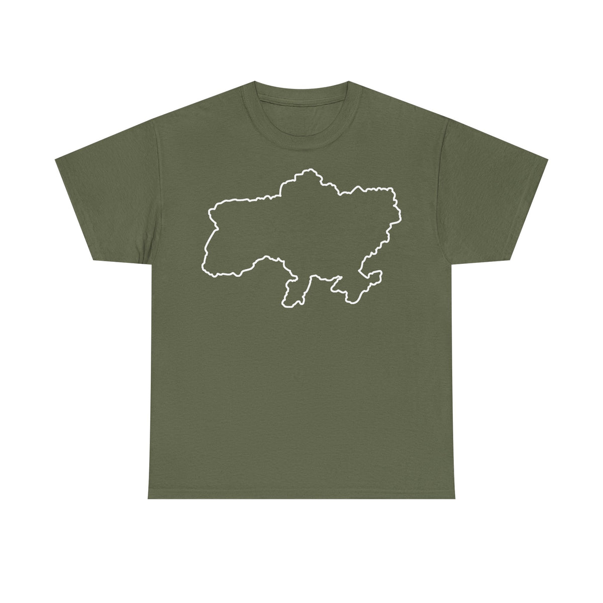Bandera de Ucrania escudo idea de regalo afición al deporte moda vintage - Camiseta unisex