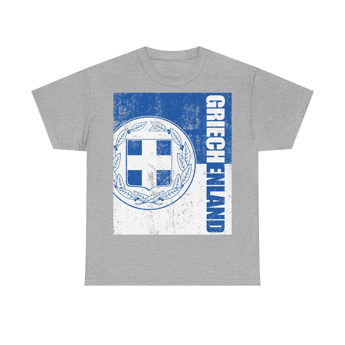 Grecia Grecia Bandera Escudo Patria Fútbol Deporte Aficionado Idea de regalo - Camiseta unisex