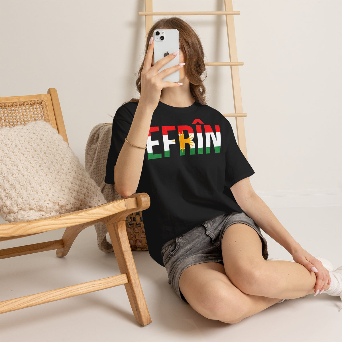 Kurdistan Azadi Wappen Flagge Heimat Newroz Geschenk - Unisex T-Shirt