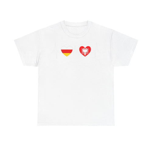 Albanie blason shqiponja drapeau albanais football fan sport T-shirt unisexe