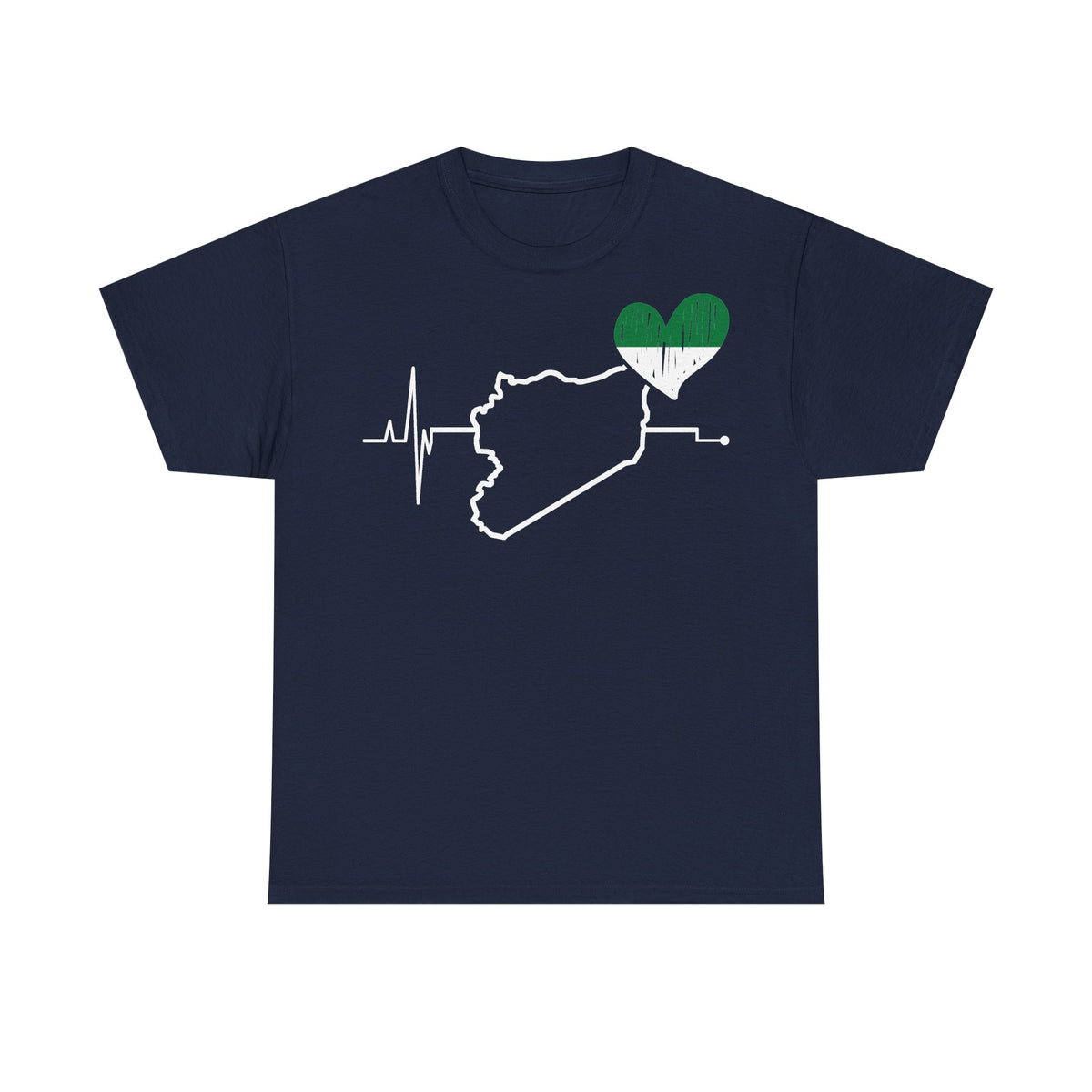 Syria Syrien Wappen Flagge Heimat Sport Fan Geschenkidee - Unisex T-Shirt