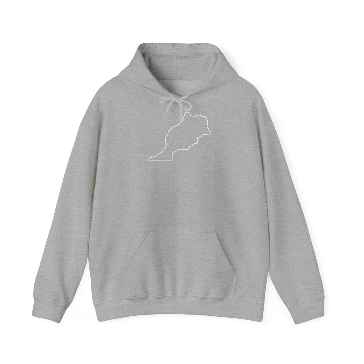 Stemma del Marocco Bandiera del Marocco Orgoglio Tifoso di calcio Sport Idea regalo - Felpa con cappuccio unisex