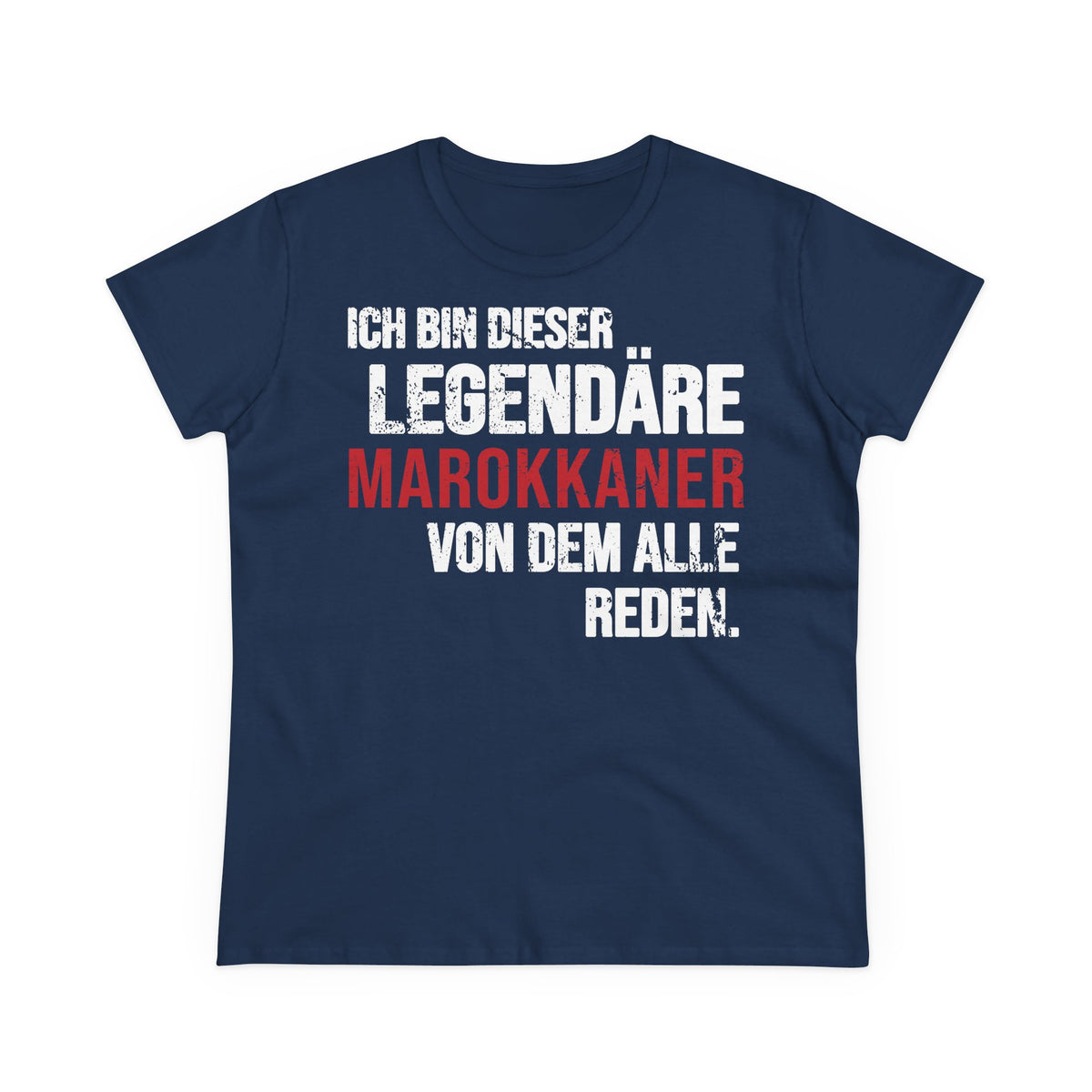 Escudo de Marruecos, bandera de Marruecos, orgullo, aficionada al fútbol y al deporte, idea de regalo - Camiseta para mujer