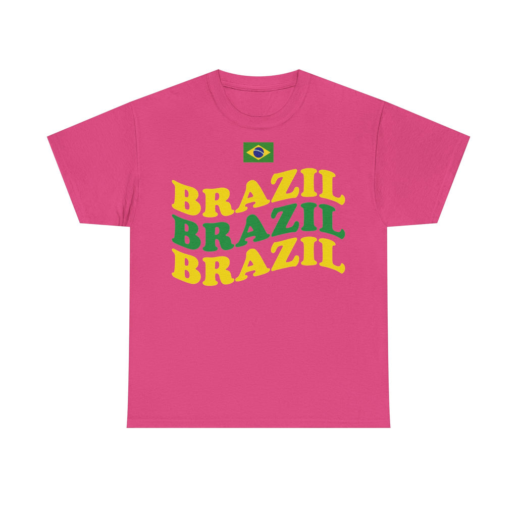 Brazil Brasilien Wappen Flagge Sport Fan Fußball Geschenkidee - Unisex T-Shirt