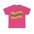 Brazil Brasilien Wappen Flagge Sport Fan Fußball Geschenkidee - Unisex T-Shirt