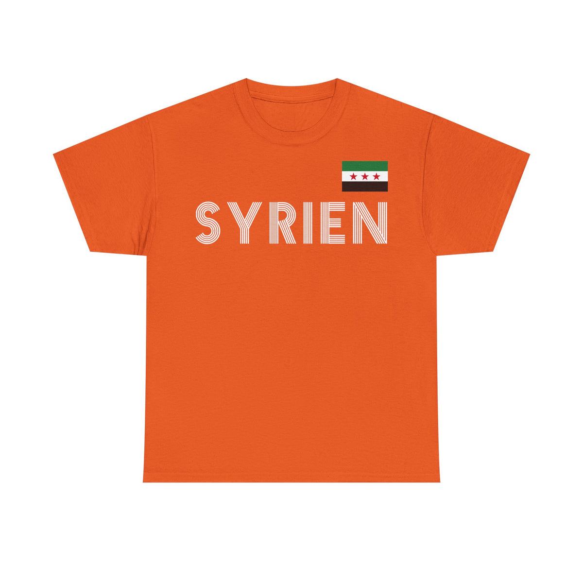 Syria Syrien Wappen Flagge Heimat Sport Fan Geschenkidee - Unisex T-Shirt