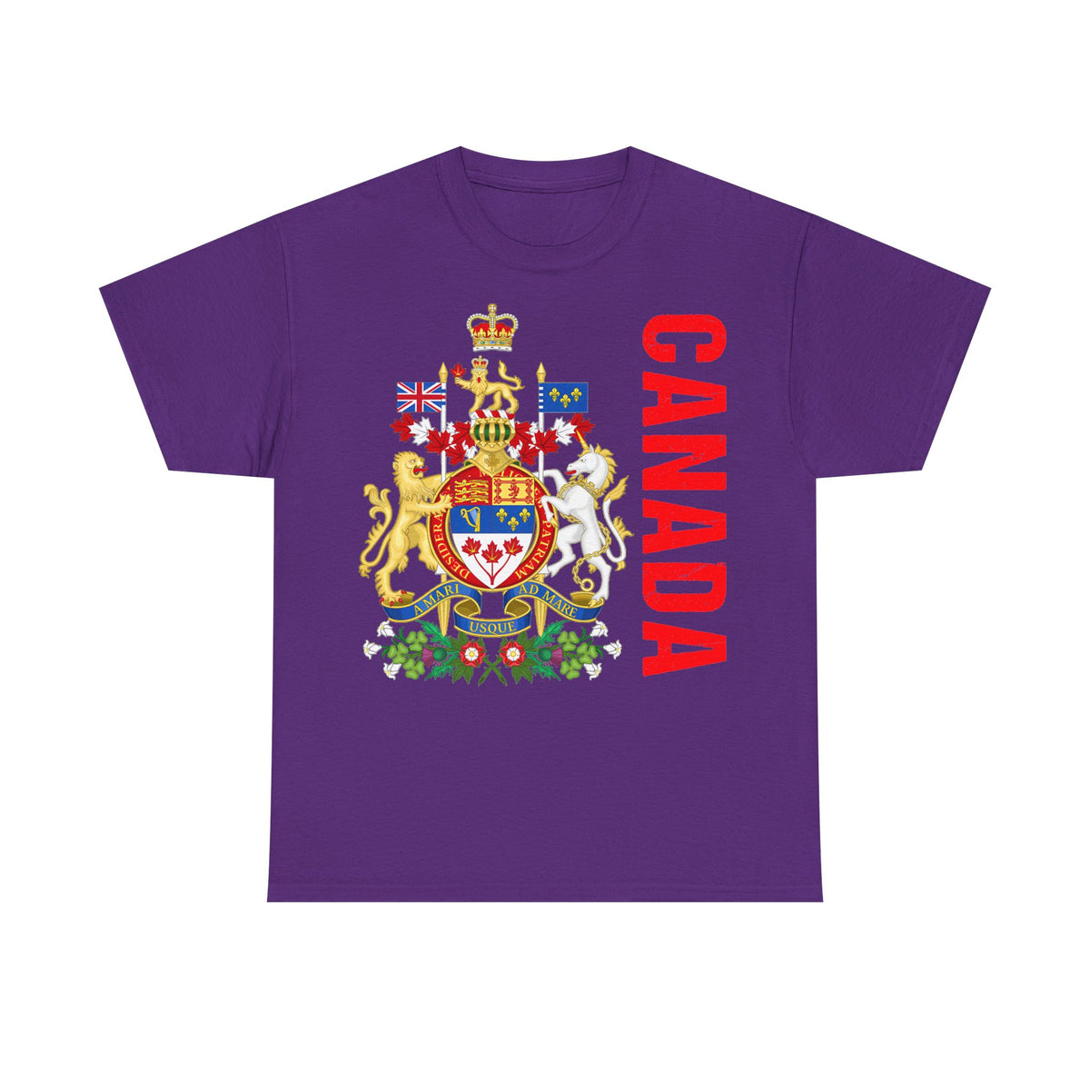 Canada Kanada Wappen Flagge Fan Sport Fußball Geschenkidee - Unisey T-Shirt