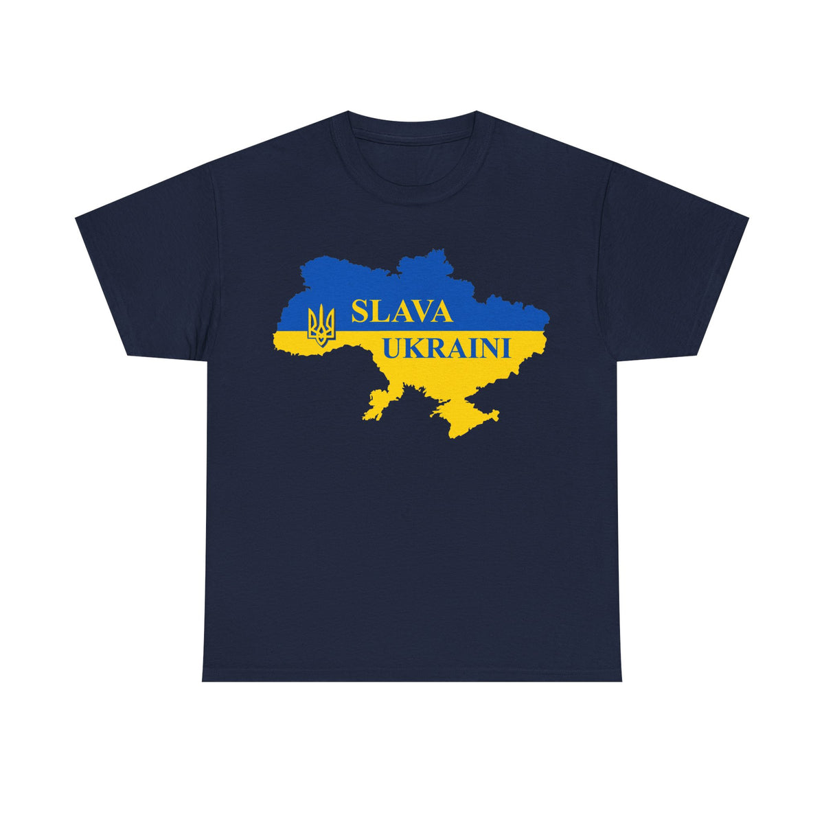 Bandiera e stemma dell'Ucraina Idea regalo Sport Tifoso Moda Vintage - T-shirt unisex