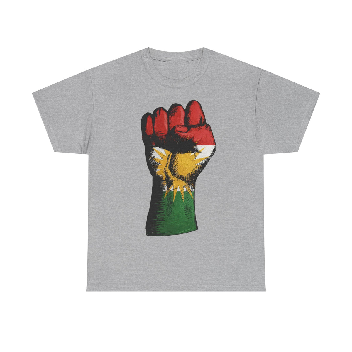 Kurdistan Power DNA Sonne Azadi - Unisex T-Shirt