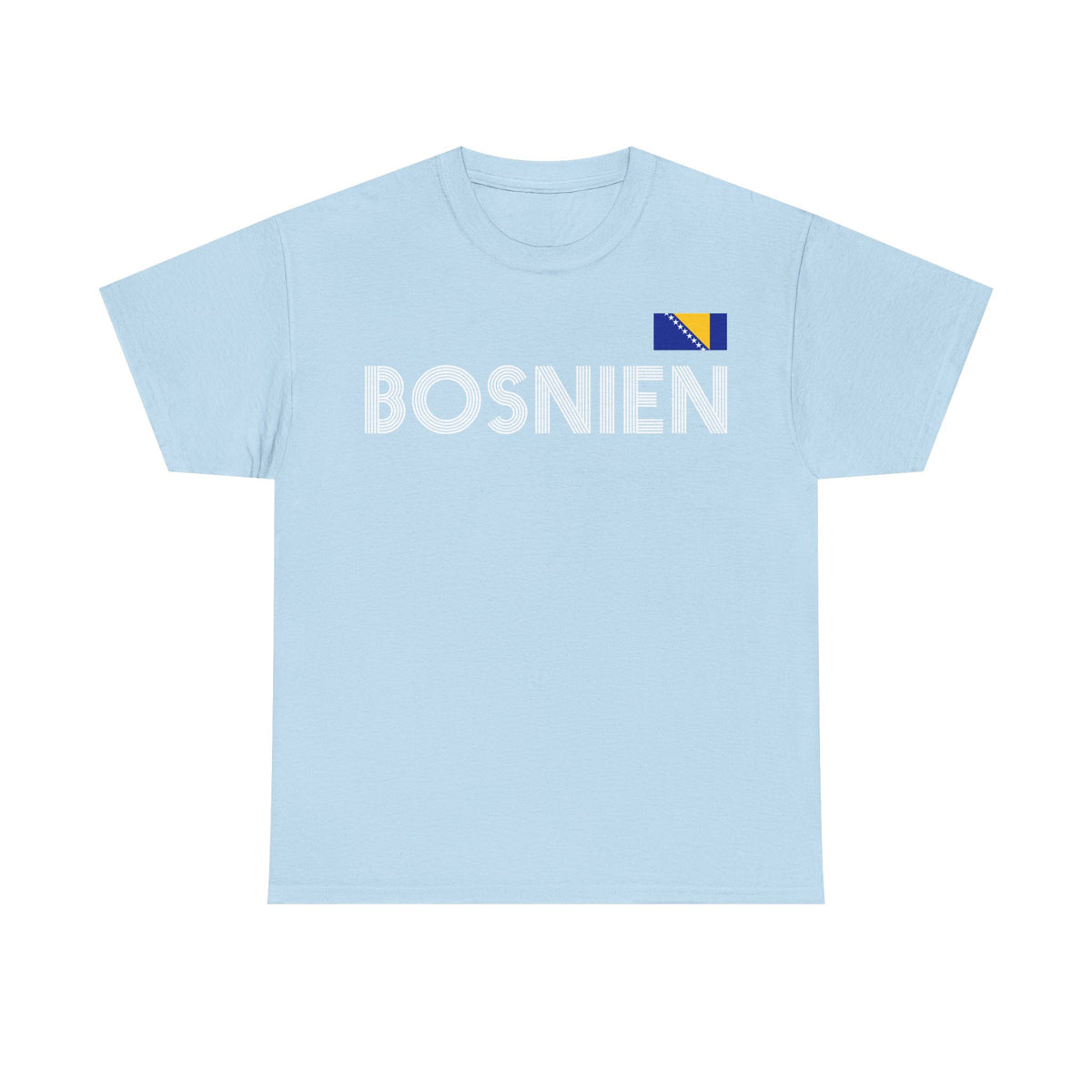 Bosnia Wappen Flagge Stolz Heimat Fußball fan Geschenkidee - Unisex T-Shirt
