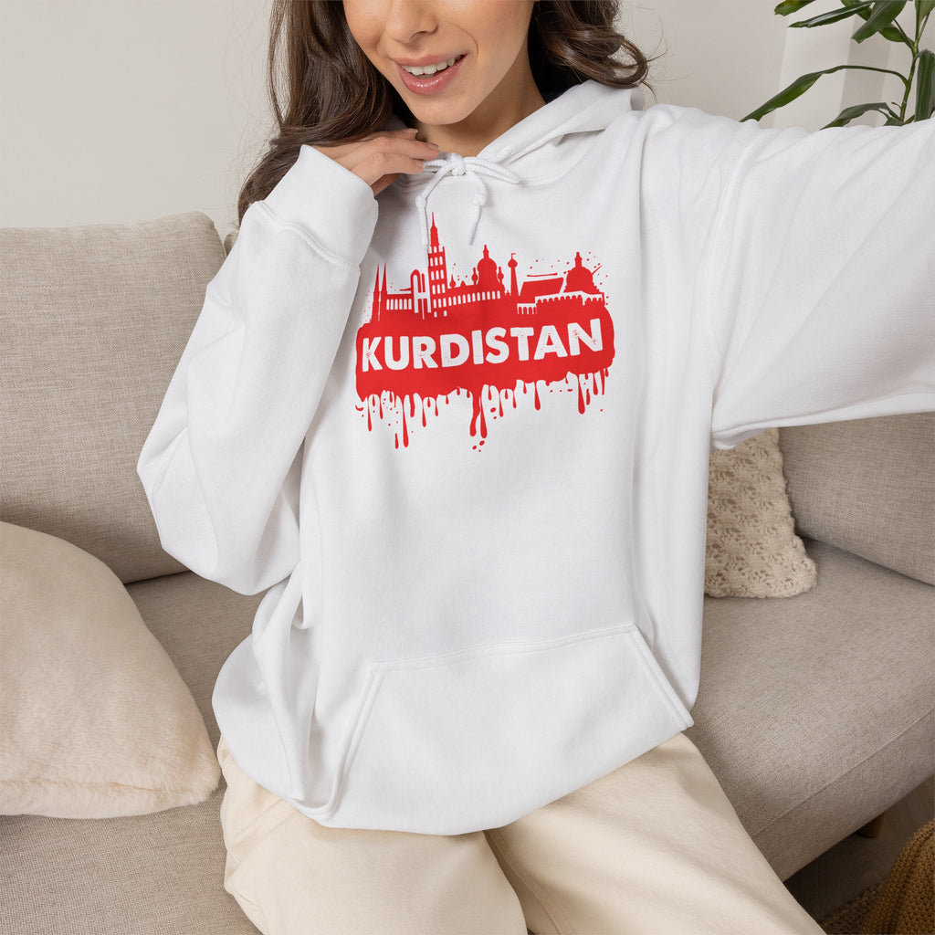 Kurdistan Heimat Stolz Wappen Flagge Sport Fußball Fan Geschenk - Unisex Hoodie