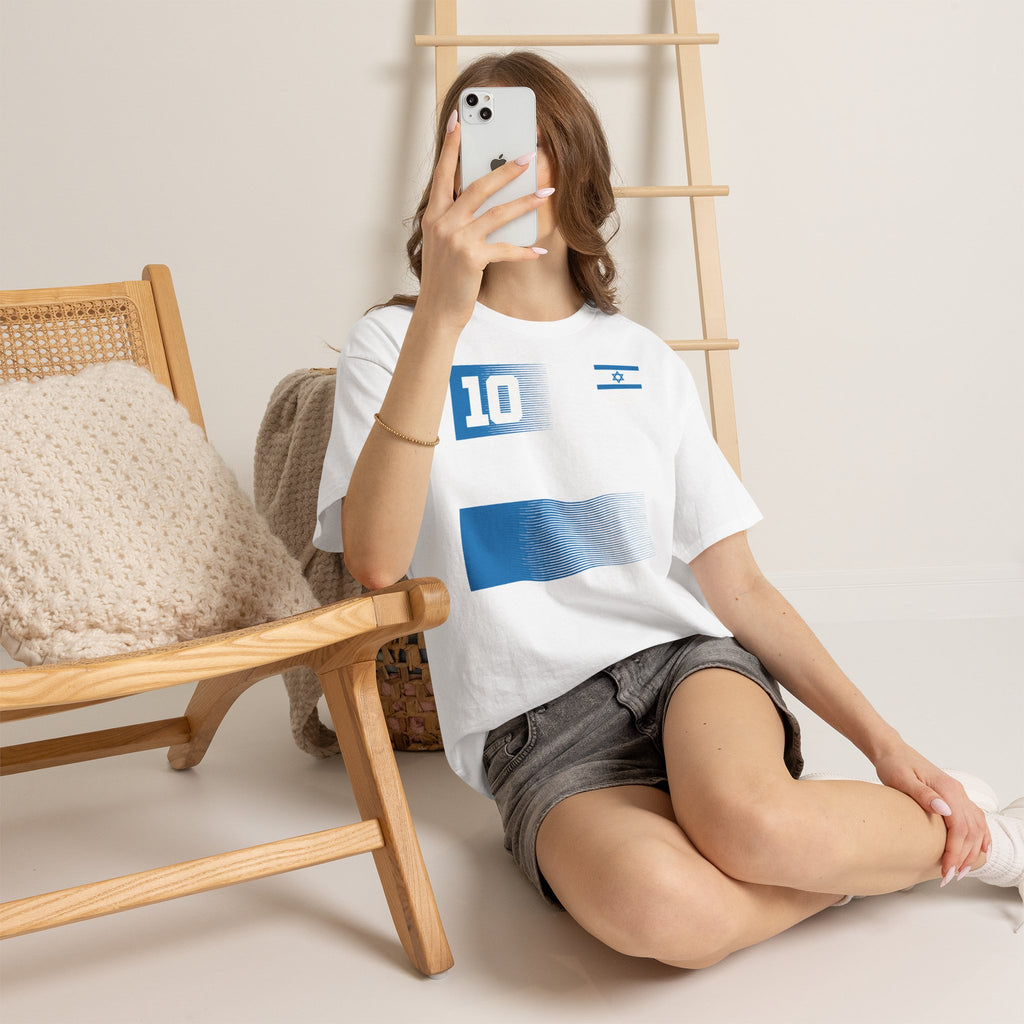 Israel Wappen Flagge Fan Geschenkidee Fashion - Unisex T-Shirt